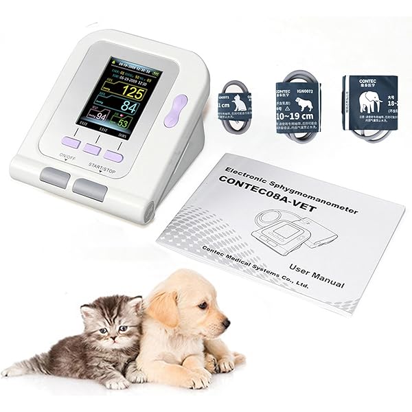 Amazon.co.jp: Vet電子血圧計、デジタル獣医血圧モニターNIBPカフ、犬